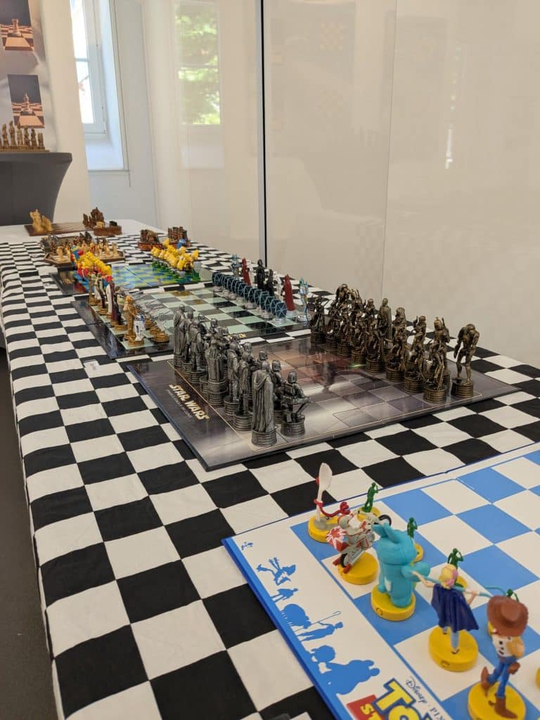 Jeux d'échecs Star Wars et Toy Story – exposition de Pornichet 2025